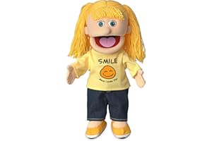 Smile Jesus Loves You | 14" Girl Hand Puppet by Silly Puppets