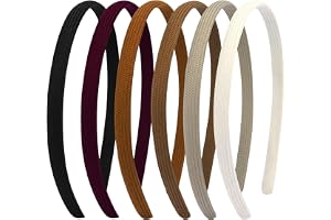 Auroriel 6 Smala Hårband För Kvinnor Och Flickor Utan Tryck På Huvudet Bekväma Hårband I Antislidertextil