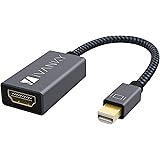 iVANKY Mini DisplayPort to HDMI Adapter, Thunderbolt 2 (Mini DP) HDMI Adapter Nylon, geeignet für MacBook Air/Pro, Microsoft