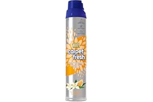 1001 Carpet Fresh Spray Spring Blossom & Mandarin Fragrance, Hours Of Freshness, For Use On Carpets, Rugs & Upholstery, 300ml Can