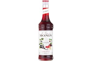 MONIN Premium Grenadine Syrup 700ml for Cocktails and Mocktails. Vegan-Friendly, Allergen-Free 100% Natural Flavours