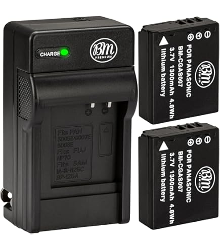 Replacement CGA-S007 Battery for Panasonic Lumix DMC-TZ1 DMC-TZ2