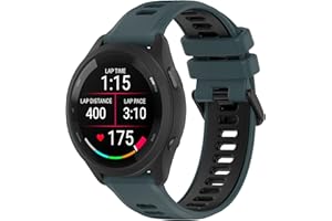 Baaletc armband für Forerunner 255s/265s Music, 18mm Silikon Armbänder Sport Ersatzarmband Kompatibel mit Garmin vivoactive 4s/vivomove 3s/Venu 2s
