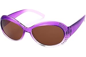 Kiddus Occhiali da Sole POLARIZZATE per bambine bambini ragazzo ragazza. UV400 Protezione al 100% dai raggi ultravioletti. Da 6 anni. Resistente agli urti. Con stile. Fashion. FABULOUS