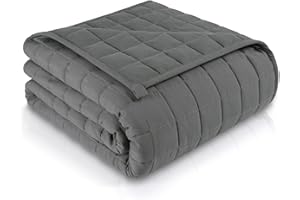 PanxHome Koc obciążeniowy 150 x 200 cm, 7 kg, szary