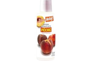 Déco Relief - Arôme Liquide Pêche 125 ml - Arôme Alimentaire Pâtisserie & Yaourtière - Pour Gâteaux, Pâtisseries, Yaourts - Arôme Concentré - ARO38.