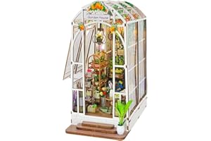 suruim led-buchset buchstützen dekorativer buchstützenständer 3d holzpuzzle erwachsene booknook regal einlage für zuhause dekorative bücher dekorationen jugendlich mädchen