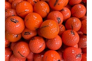 PRO LAKE BALLS 50 palline da golf arancioni - Palline da lago di marca a buon mercato - Perla/Grado A (Usato non nuovo)