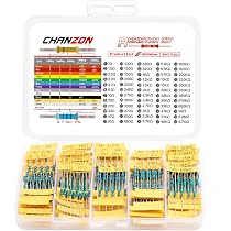 110 Résistances Film Métallique HUABAN - 21 Valeurs 2W 1% - 100K à 910K Ohm - Pour électronique Et DIY