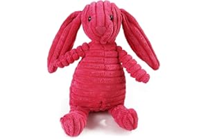 SPEEDY PANTHER Juguetes de conejo para perros pequeños, juguetes suaves y chirriantes para perros, juguete de dentición para cachorros