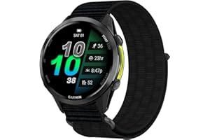 OUTPUTBT Nylon Cinturino 22mm Compatibile con Garmin Venu 3/2, Forerunner 570 47mm/970/265/255/Vívoactive 4/CMF/HUAWEI/SUUNTO/COROS/Polar/AMAZFIT Bip6/Balance Cinturini Quick Release per Uomo Donna