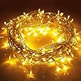 XIYUNTE 100 LED String Lights Battery Powered - 10M/33FT 8 Modes Warm White LED Fairy Lights Waterproof Christmas String Lights for Indoor/Outdoor
