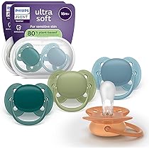 ULTRA AIR - Sucettes Orthodontiques - Motif Animaux - De 0 à 6 Mois, 2 Sucettes | Avent