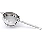 Kuber Industries Stainless Steel Tea Strainer Chalni Double Mesh Last Long 9 cm
