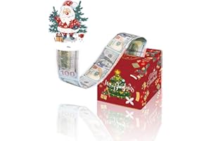 MIENOCOL Merry Christmas Money Box, Christmas Pull Surprise Gift Box for Kids/Adult Presents, Funny Pull Cash from Money Case Novelty Festival Cash Drawer