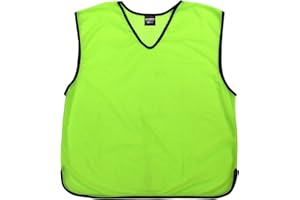 Prospo 1-20 Football Training Bibs Rugby Football Netball Hockey Cricket (1, Mens (to Fit Large to XL Mens), one_Size) Yellow