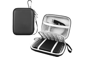 Txeouse Custodia Hard Disk Esterno 2.5'' Per Western Digital Wd Elements Hdd Caso Memoria Esterna Portatile Disco Esterno Protettiva Borsa Antiurto Rigida Cover Case(Nero)