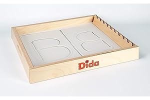 Dida - Lavagna di Sabbia Montessori, Tavolo Educativo per Disegno a Dito, Stimola Creatività e Apprendimento, Gioco Educativo Interattivo, Ideale per Bambini di 3-7 Anni