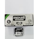 Maxell 364 SR621SW Uhrenknopfzelle Silver oxide 1 pack X 10 Silver oxide 1.55 V Made in Japan