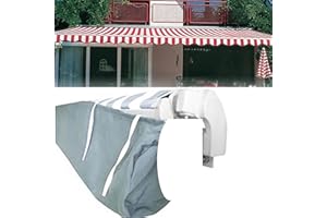 VADO VLTRA Awning Cover, Retractable Protection Canopy, Shelter Protective Cover, Heavy Duty Waterproof Polyester Fabric of 2M Wide for Outdoor Garden Patio Storage Bag (2M, Grey)