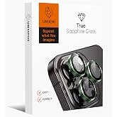 URUCHI Kamera Lens Koruyucu, Safir Cam, Al&uuml;minyum Alaşım &Ccedil;er&ccedil;eve, Kolay Kurulum, HD Kalite, G&uuml;&ccedil;l&uuml; Yapışma, &Ccedil;ubuk S&ouml;kme Aparat