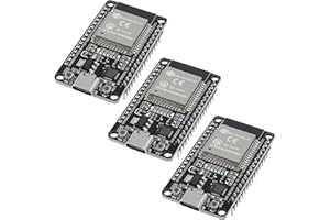 AITRIP 3PCS Type c 30pins CP2102 ESP-WROOM-32 ESP32 ESP-32S Development Board 2.4GHz Dual-Mode WiFi + Bluetooth Dual Cores Microcontroller Processor Integrated with Antenna RF AMP Filter AP STA