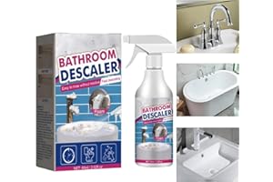 HEEFENG Powerful Stubborn Stains Cleaner,Bathroom Descaler Foam,Bathroom Descaler,Allfound Bathroom Descaler,Stubborn Stains Cleaner Bathroom,Bathroom Descaler Spray,Multipurpose Bathroom Foam Cleaner