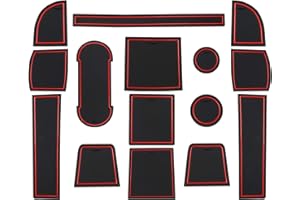 LFOTPP Seat Ateca FR maty gumowe, uchwyt na napoje, drzwi wewnętrzne, maty do konsoli środkowej, maty antypoślizgowe, 11 sztuk