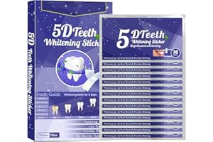IZyufan 28 Pcs White Stripes, Bleaching Stripes Zahnaufhellung-Streifen, Zahnbleaching Stripes für Falsche ZäHne Veneers Zahnarzt Bleichen Gel, Advanced No-Slip Technology und Minzgeschmack (Blau)