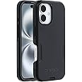 OtterBox Commuter Series MagSafe Case for iPhone 16, Shockproof, Drop proof, Rugged, Protective Case, 3x Tested to Military Standard, Black