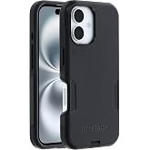 OtterBox iPhone 16 Uyumlu Commuter Serisi MagSafe Kılıf, D&uuml;şmeye Karşı Koruyucu Koruyucu Kılıf, Siyah