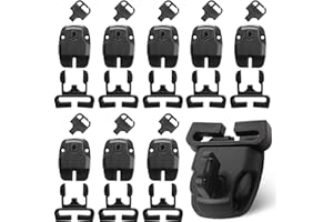 KALIONE 8 Sets Spa Hot Tub Cover Clips Replacement Latches Kit With Keys and Slide Buckle - Hardware Accessories for Spa Cover Straps