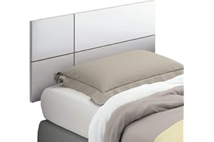 Miroytengo Cabecero Nova habitacion Juvenil Dormitorio Estilo Infantil Moderno Color Blanco (Mate) 100x50 cm