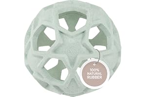 ‎HEVEA Hevea Upcycled Star Ball aus 100% Upcycled Naturkautschuk auf pflanzlicher Basis, kunststofffrei, umweltfreundlich, BPA-frei