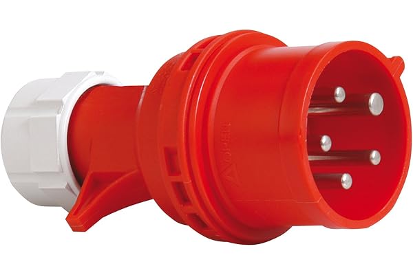 PCE 40829L Prise CEE avec changement de phase 16 A Rouge (Import Allemagne)