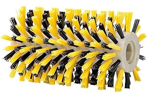 Gloria Brosse à Bois Universelle - Accessoires pour MultiBrush et PowerBrush - Brosse en Nylon pour Nettoyer Les terrasses en WPC/Bois - 10 cm de diamètre - 16,5 cm de Largeur