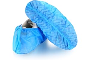 SIYURONGG 60 Cubrezapatos Reutilizables Antideslizantes, Cubrezapatos Impermeables, Protectores de Zapatos Universales para Laboratorio, Hogar, Artesanía (Talla Única)