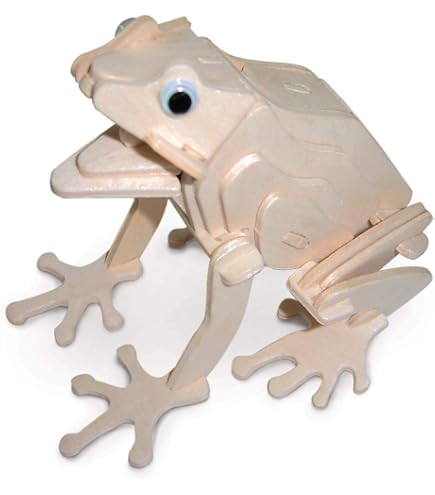 Quay Kit Di Costruzione In Legno Meerkat - Modello 3D FSC Da Assemblare - Per Bambini Dai 7 Anni In Su - Dimensioni H19xL12xP6 Cm - 2