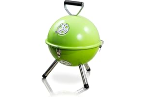 ACTIVA Kugelgrill Mallorca | Premium Camping Grill mit einstellbarer Luftzufuhr, hochwertigem Grillrost & Deckel | Holzkohle Grill für ein gelungenes Barbecue