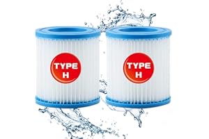 LXTOPN for Intex Piscine Cartouche de Filtre Type H 29007 pour Filtre Pompes 28601, 28602 (2 PCS)