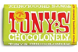 Tony's Chocolonely Fair Trade Latte Cioccolato Cremoso Nocciola Crunch, 180g