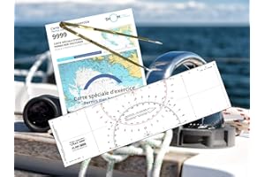 FLASH-TIDE INSTRUMENTS Flash-Tide - Pack Permis Hauturier (Carte + règle cras + Compas)