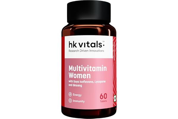hk vitals Multivitamin For Women (60 Tablets) With Zinc, Vitamin C, Vitamin D, Multiminerals & Ginseng Extract