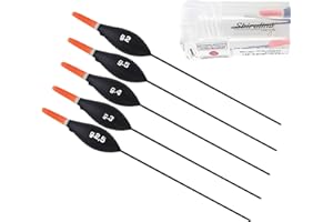 Sbirulino® Set 5 galleggianti per la Pesca alla Trota. Trota Lago. Contenitore portagalleggiante Incluso nel Kit