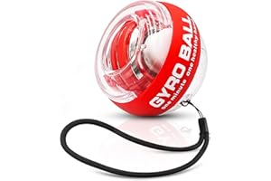 CRETEE Pelota de entrenamiento de muñeca, fortalecedor de muñeca giroscópico, ejercitador de antebrazo, bola giroscópica para fortalecer brazos, dedos, huesos de muñeca y músculos