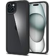 Spigen Essential Sand Crystal Back Cover Case Compatible with iPhone 15 Plus (TPU + Poly Carbonate | Matte Black)