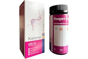 BABYMAD DIAGNOSTICS Ketone Keto Urine Test Strips Accurately Measure Your Fat Burning Ketosis Ketones Levels 100 Strips