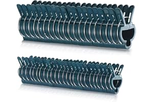 LUYANFX 40 Stück Pflanzenclips Grün, Pflanzenklammern Klein, Tomatenclips, Wiederverwendbare Pflanzenstützclip für Kletterpflanzen Unterstützen und Halten Garten Pflanzen Gemüsefrucht, 2 Größen