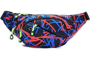 ESTWELL Torba nerka nerka na zewnątrz podróż piesze wycieczki nerka torba wodoodporna wakacje pieniądze nerka torba dla mężczyzn kobiet