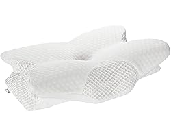 Feagar Contour Cervical Memory Foam Pillow Orthopedic Neck Pillow for Sleeping Anti Snore Side Sleeper Pillow for Back and Ne